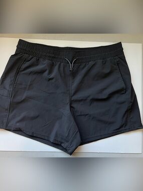 Avalanche Men's Black Athletic Pull-On Shorts